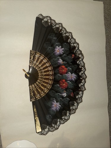 Ventaglio pieghevole floreale