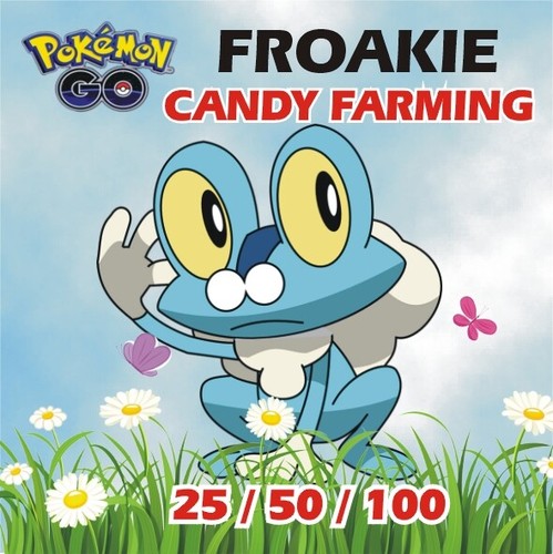 Pokemon froakie candy - go,