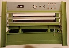 PRESSA PER LEGNO MANNI, PROFESSIONALE CON PULSANTI DI SICUREZZA A NORMA.