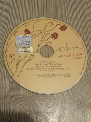 Elisa cuore amore dvd - , promo