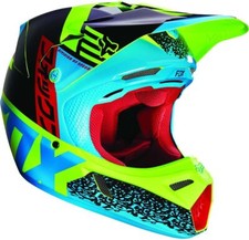 Fox Casco V3 DIVIZION Blu/Giallo tg M