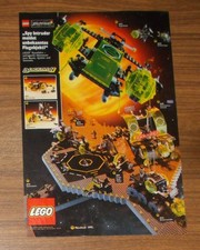 Rara Pubblicità Lego Space Blacktron 6981 Aerial Intruder 6988 Centro Informazioni 1991