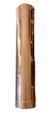 Tubo Canna Fumaria Diametro 200 mm (20 cm) Lunghezza 1 mt (100 cm) Acciaio Inox