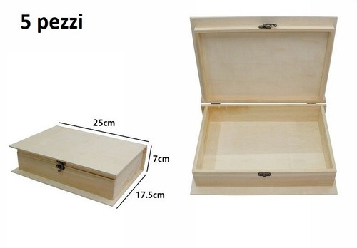 Scatole box astuccio in - 5, pz