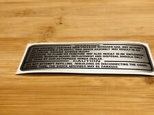 Honda XR 600 Ammortizzatore Adesivo Decal Sticker Mono Showa Caution  Suspension