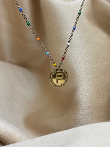 Collana argento 925 lettera - 925, “lettera