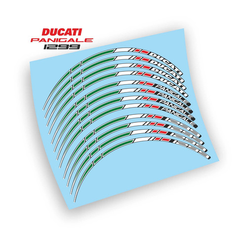 Kit adesivi cerchi ducati - kit,