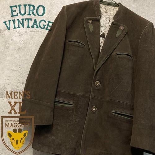 Giacca pelle euro vintage - euro,