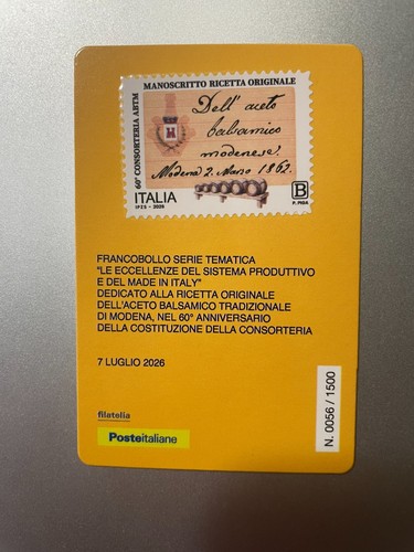 2026 tessera filatelica made - 2026,