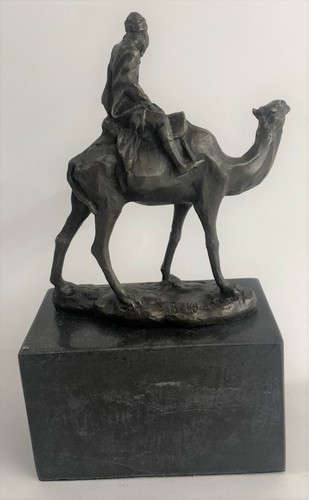 Scultura statua bronzo - statua, in