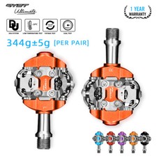 Pedale bicicletta MTB SPD senza clip pedali mountain bike doppia piattaforma pedale senza clip