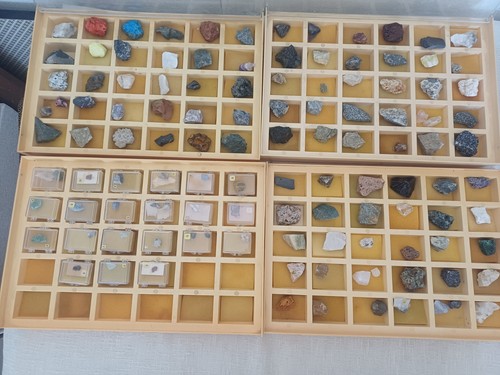 Collezione pietre minerali - e,