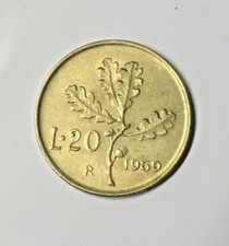 ITALIA REPUBBLICA 20 LIRE 1969