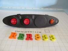 INTERRUTTORI RER833 LUMINOSI BLOCCO (2PEZZI)+ LAMPADA SPIA N.C. VEDI FOTO