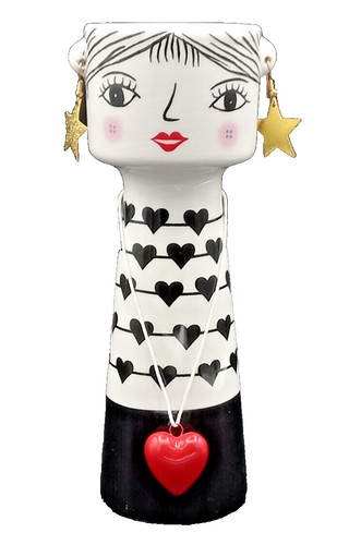 Vaso ceramica donna - ceramica,
