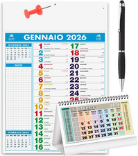 Calendario 2026 Da Muro