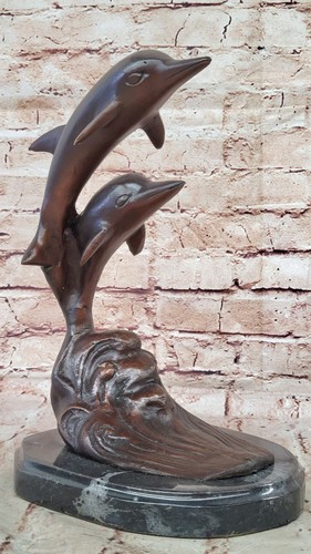 Delfini bronzo fuso milo - delfini,