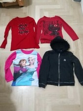 set 3 magliette piu 1 felpa bambina 7anni