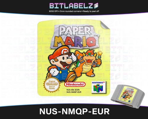 Paper mario nus nmqp - mario, [nus-nmqp-eur]