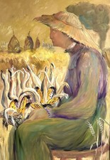 Grande dipinto ad olio