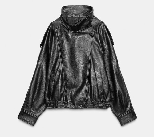 Giacca zara ecopelle - giacca,