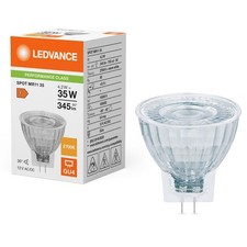 Ledvance LED MR11 Riflettore In Vetro 4,2W = 35W GU4 345lm Warmwhite 2700K 36°