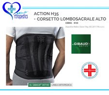 Dr GIBAUD ORTHO ACTION H35 CORSETTO LOMBOSACRALE ALTO Taglia dalla 01 alla 04