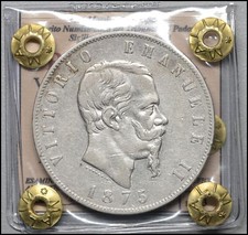 Regno d'italia 5 Lire 1875