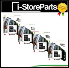 MICRO SD SDCS/2 32 64 128 256 GB 100MB/S KINGSTON SCHEDA MEMORIA CARD CLASSE 10