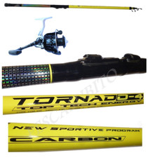Combo Canna 3m + Mulinello da Pesca Galleggiante Trota Bolognese con Anelli