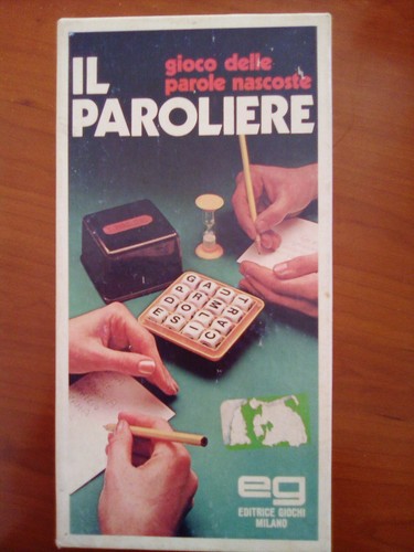 Paroliere gioco società - paroliere,
