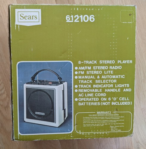 Lettore radio vintage sears - lettore/radio,