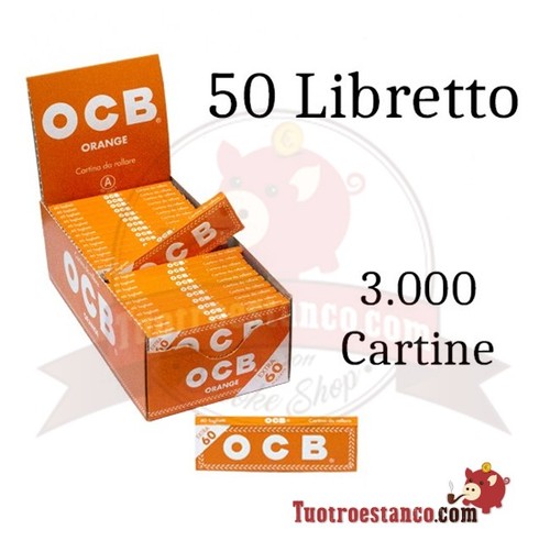 Ocb carta arancione - mm-, 50
