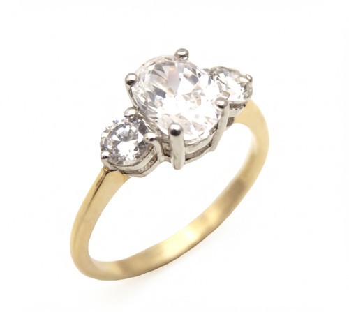 Trilogia moissanite taglio - moissanite,