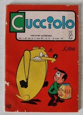 CUCCIOLO N.13 anno XVI 16° edizioni alpe 1967 misterix re pistacchio caribù