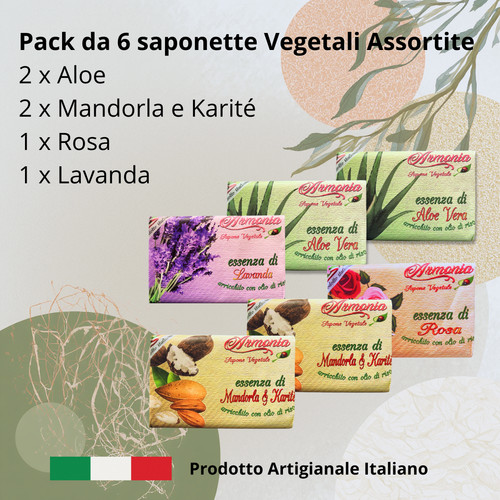 Saponette 100 vegetali - 6, 100%