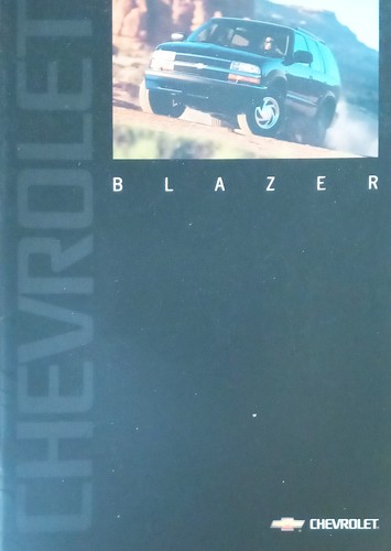 Chevrolet blazer 2001 depliant - chevrolet,