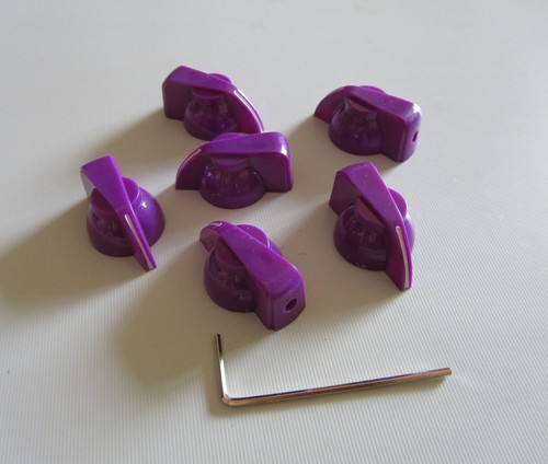 Manopole viola testa di - 6,
