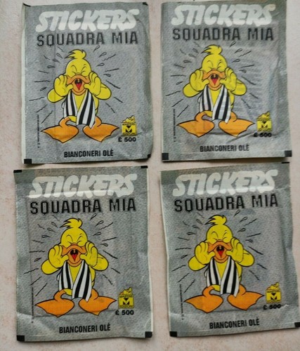 Bustine stickers squadra - 4,