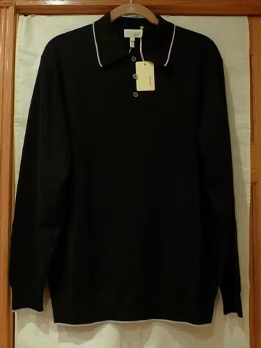 Maglione polo brioni nero 100 - maglione,