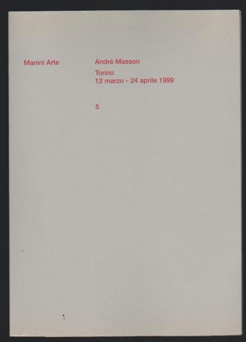 Andre masson manini - manini, arte