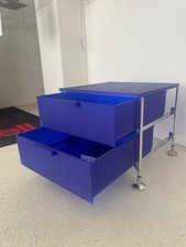 Cassettiera/comodino mod. Mobil ditta Kartell colore Cobalto
