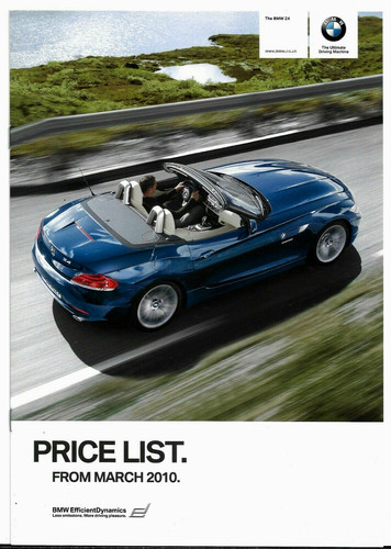 Bmw e89 specifiche 2010 - z4,
