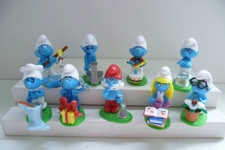 SORPRESINE KINDER FERRERO SERIE VINTAGE I PUFFI 2010 ENTRA & SCEGLI FIGURE RAR