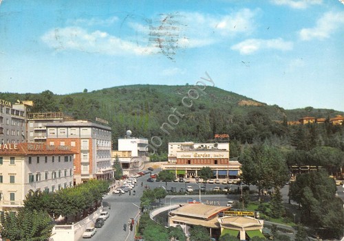 Cartolina chianciano piazza - cartolina,
