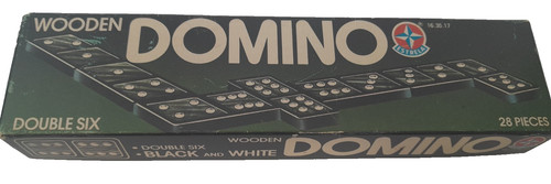Scatola domino vintage legno - vintage,