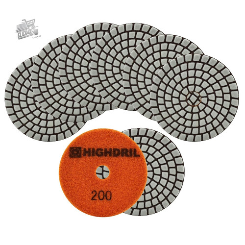 Diamantati 100mm grana - 100mm, per
