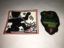 FREE SOUTH AFRICA/THE KING OF AFRICA - 2 ADESIVI/STICKERS VINTAGE