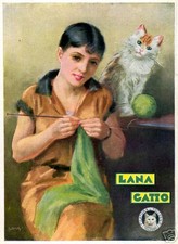 A.Bianchi-LANA GATTO-Tollegno -filati-gomitolo-cucito