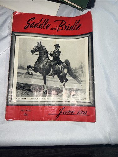 Vtg saddle bridle magazine - vtg, &